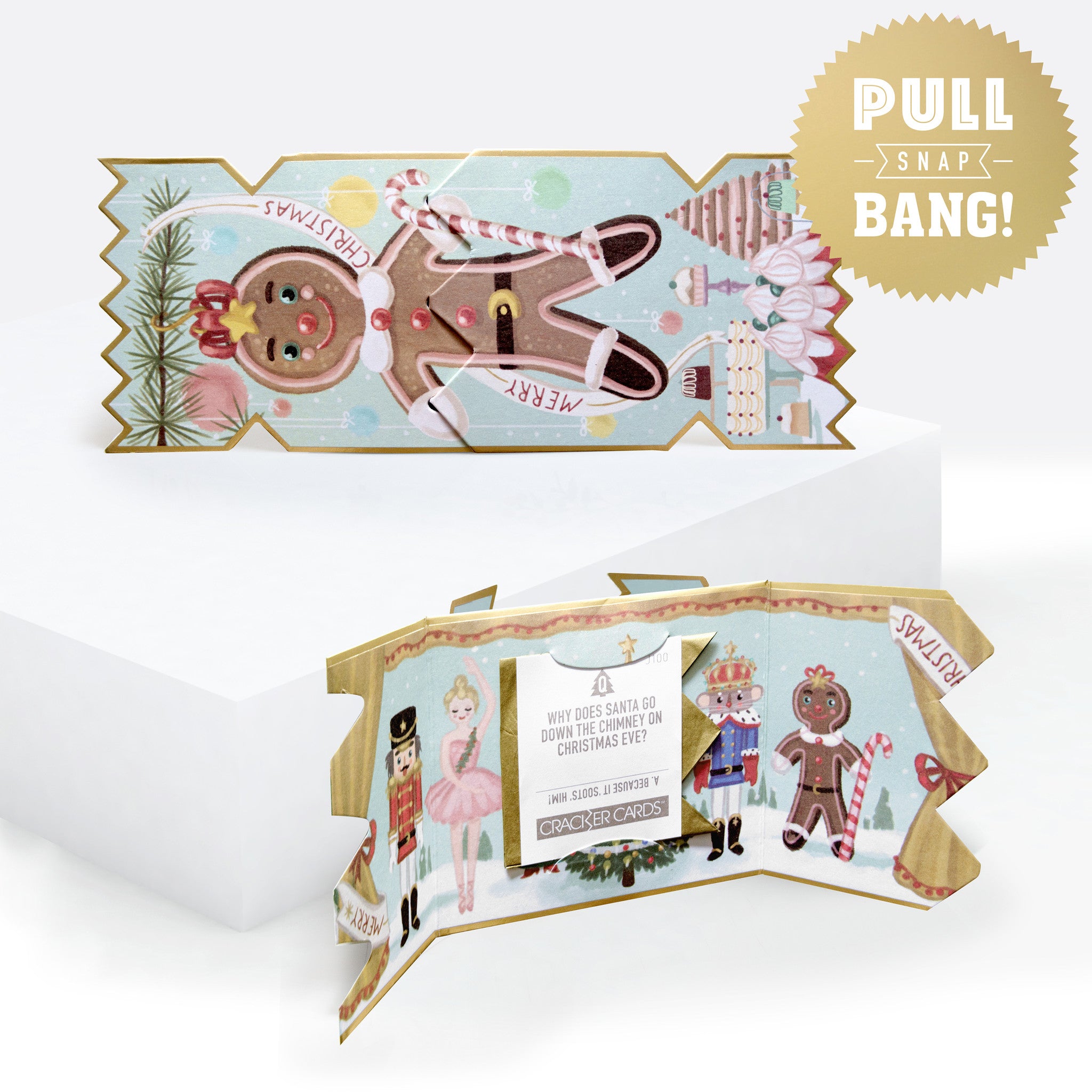 'Nutcracker Gingerbread' Cracker Card My Design Collections