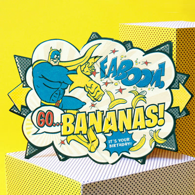 Bananaman Beano Surprise Comic Cracker Card